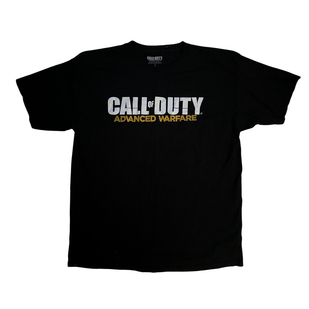 Call of Duty Advanced Warfare Mens XL Black Graphic T-Shirt Activision Promo Tee